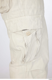 Lyle beige cargo pants casual dressed hips leg 0002.jpg